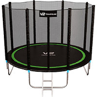 Батут V2 Trampoline Greenline 10FT 312 см (с внешней сеткой и лестницей)