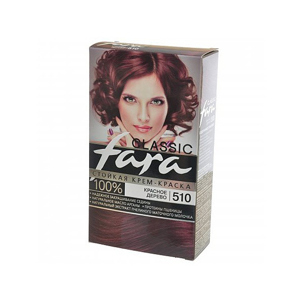 Краска для волос FARA Classic №510 Красное дерево - фото 1 - id-p224556960