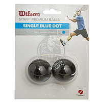 Мяч любительский для сквоша Wilson Staff Squash 1 Blue (2 мяча в упаковке) (арт. WRT617500 )