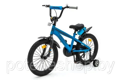 Велосипед с приставными колесами, колеса 16" ZIGZAG CROSS синий, ZG-1614 - фото 3 - id-p224531755