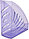 Лоток вертикальный «Стамм. Тропик» 260*245*110 мм, тонированный фиолетовый, фото 3