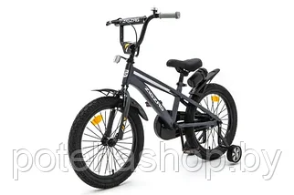 Велосипед с приставными колесами, колеса 16" ZIGZAG CROSS черный, ZG-1616, фото 3
