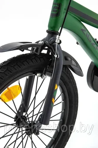 Велосипед с приставными колесами, колеса 16" ZIGZAG CROSS зеленый, ZG-1615 - фото 6 - id-p224531735