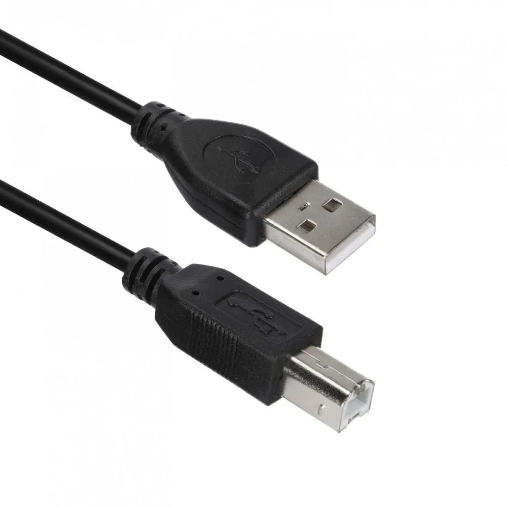 Кабель ACD-U2ABM-20L USB Type-A - USB Type-B (2 м, черный) - фото 2 - id-p222784894