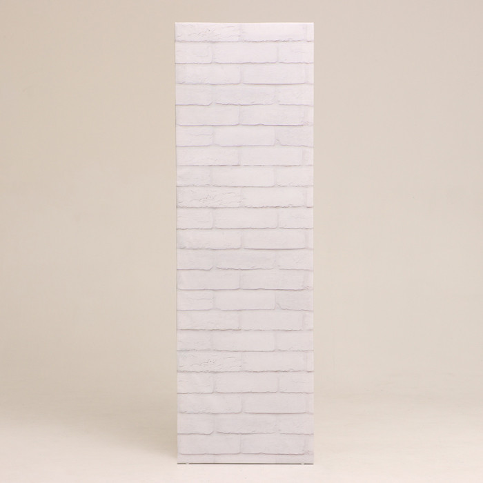 Панель для ширмы интерьерной "Кирпичная стена", 50 х 160 см (петли в комплекте) - фото 1 - id-p224560877