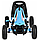 G205 PITUSO Педальный картинг (105х61х62 см), надувные колеса, разные цвета, фото 8