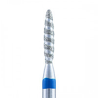 Кристалл, Алмазная фреза (пламя закругл. торнадо), D1.8, L100, средняя, 866.104.263.100.018Т