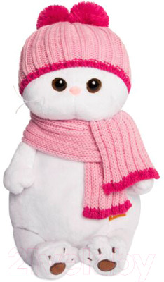 Мягкая игрушка Budi Basa Ли-Ли в розовой шапке с шарфом / LK24-022 - фото 1 - id-p224563850