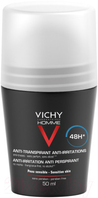 Антиперспирант шариковый Vichy Homme для чувствительной кожи 48ч мужской - фото 1 - id-p224564951
