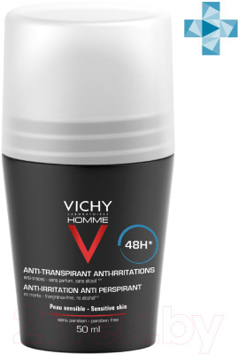 Антиперспирант шариковый Vichy Homme для чувствительной кожи 48ч мужской - фото 2 - id-p224564951