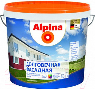 Краска Alpina Долговечная фасадная. База 1 - фото 1 - id-p224567016