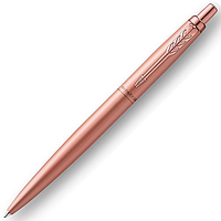 Ручка шариковая автоматическая Parker Jotter Monochrome XL Pink Gold GT, 1мм, синий, корпус розов сталь/золото