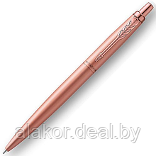 Ручка шариковая автоматическая Parker Jotter Monochrome XL Pink Gold GT, 1мм, синий, корпус розов сталь/золото
