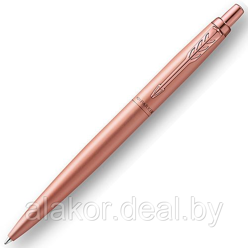 Ручка шариковая автоматическая Parker Jotter Monochrome XL Pink Gold GT, 1мм, синий, корпус розов сталь/золото - фото 1 - id-p224577302