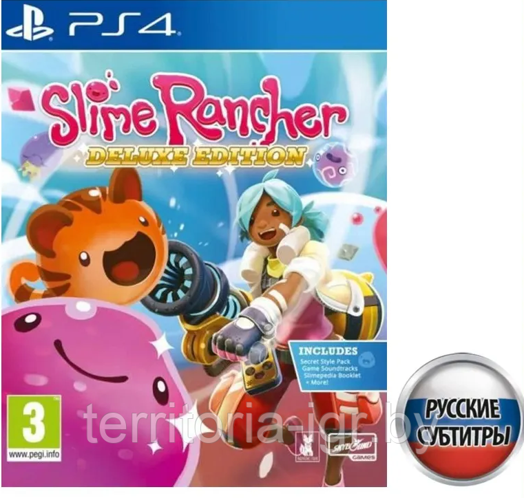 Slime Rancher Deluxe Делюкс Издание  PS4 (Русские субтитры)