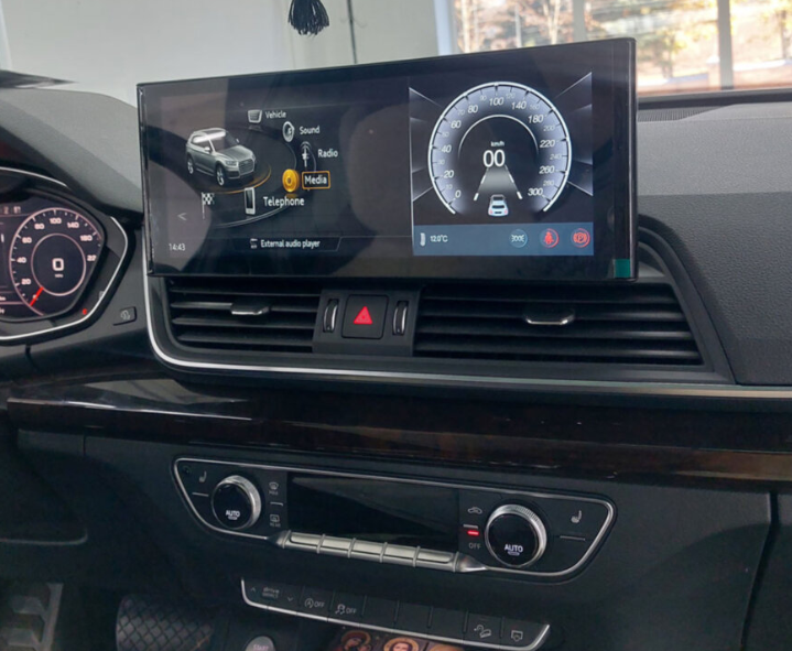 Монитор 12,3" для Audi Q5 2018+ Android 12 (8/128gb)