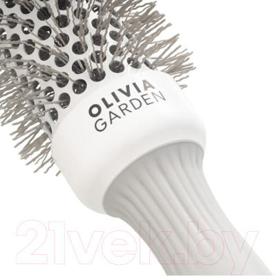 Расческа Olivia Garden Термобрашинг Expert Blowout Speed XL Wavy Bristles White&Grey - фото 3 - id-p224582205
