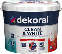 Краска Dekoral Clean&White Грязеотталкивающая матовая