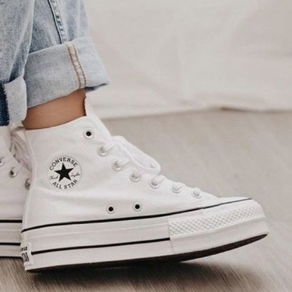 Кеды женские CONVERSE CTAS LIFT HI White 560846C