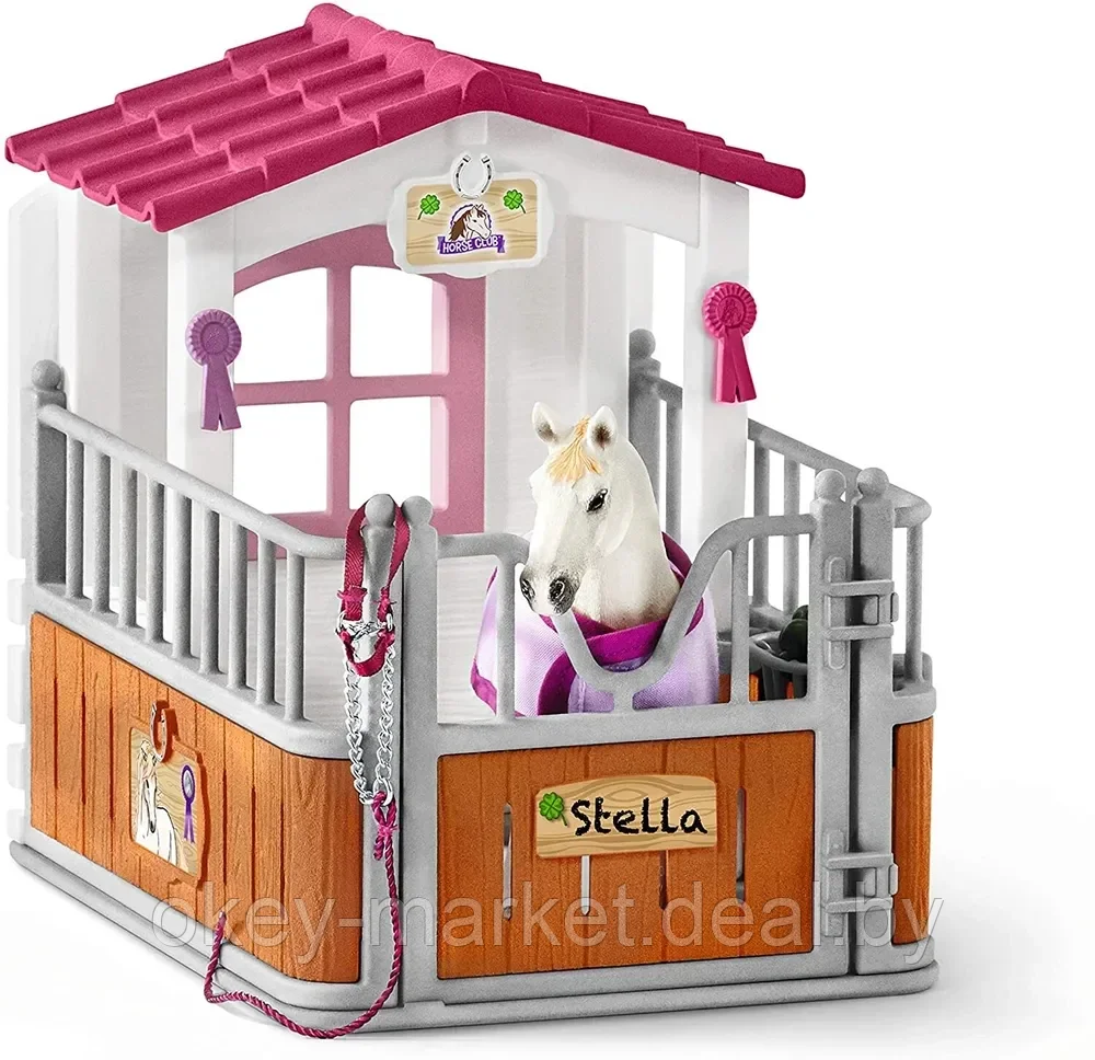 Игровой набор Schleich Стойло с Лузитанской кобылой 42368 - фото 9 - id-p133067760