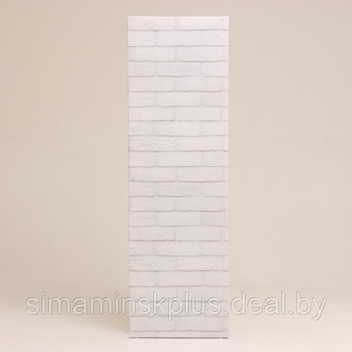 Панель для ширмы интерьерной "Кирпичная стена", 50 х 160 см (петли в комплекте) - фото 1 - id-p224588298