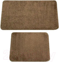 Набор ковриков для ванной и туалета Gokyildiz Maxiform 60x100+60x50 / DUZ-5013-BROWN