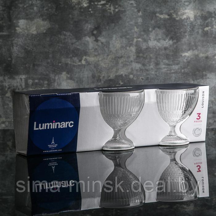 Набор стеклянных креманок «Луиз», 300 мл, 3 шт - фото 2 - id-p224618027
