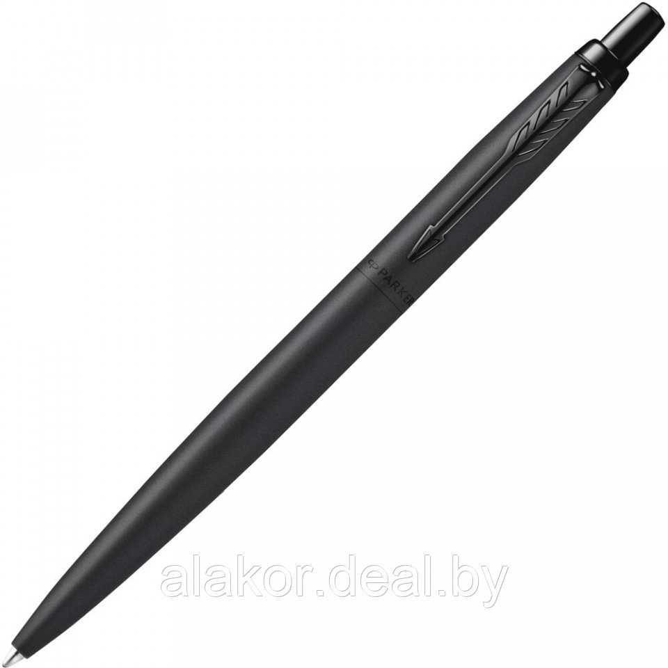 Ручка шариковая автоматическая Parker Jotter Monochrome XL Black CT, 1мм, корпус черный, легиров. сталь/хром