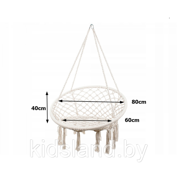 Гамак кресло плетеное подвесное в бразильском стиле с подушкой - фото 8 - id-p224627735