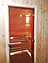 Дверь для бани Doorwood 800*1900 бронза ольха (стекло 8мм, 3 петли, ручка алюминий), фото 4