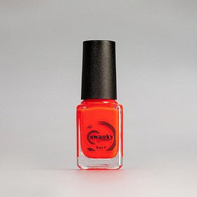 Swanky Stamping, Лак для стемпинга S21 - Неоново-коралловый (6 мл)