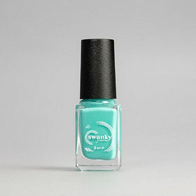 Swanky Stamping, Лак для стемпинга S27 - Бирюзовый (6 мл)