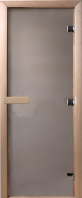 Стеклянная дверь для бани/сауны Doorwood Теплое утро 190x70 - фото 1 - id-p224638848