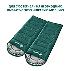 Спальный мешок RSP SLEEP 450 зеленый, левая молния, фото 5