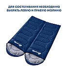 Спальный мешок RSP SLEEP 450 синий, правая молния, фото 5