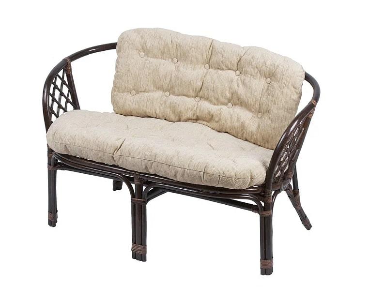 IND Комплект Багама 1 с диваном овальный стол темно-коричневый - фото 2 - id-p204567411