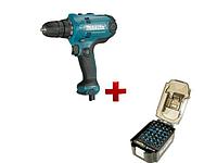 Аккум. дрель-шуруповерт MAKITA DF 0300 в кор. + АКЦИЯ Набор насадок E-03084 (, ,) DF0300A1