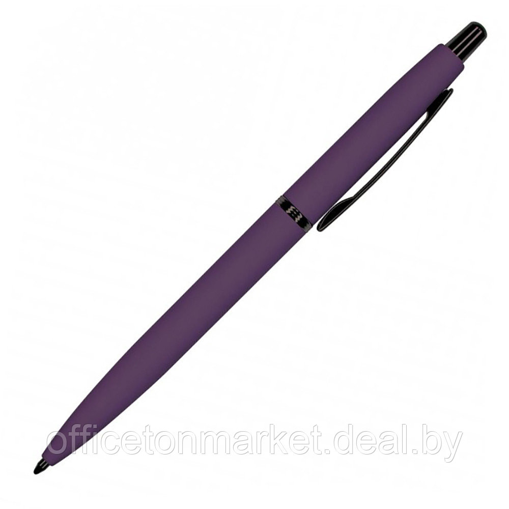 Ручка шариковая автоматическая "San Remo", 1.0 мм, фиолетовый, черный, стерж. синий - фото 1 - id-p224534130