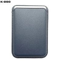 Магнитный кошелек K-DOO / KZDOO Leather Wallet MagSafe серый