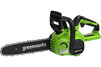 Пила цепная аккумуляторная GREENWORKS G40CS30IIK4 40В