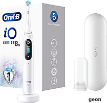 Электрическая зубная щетка Oral-B iO 8 (белый, 1 насадка)