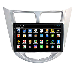Штатная магнитола Parafar для Hyundai Solaris 2010-2016 на Android 13 (4/64Gb + 4G)