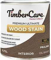 ТОНИРУЮЩЕЕ МАСЛО ВЫСОКОЙ ПРОЧНОСТИ TimberCare Wood Stain, цвет Пралине, 0,75 л