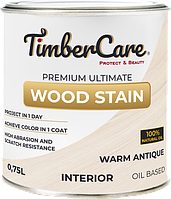 ТОНИРУЮЩЕЕ МАСЛО ВЫСОКОЙ ПРОЧНОСТИ TimberCare Wood Stain, цвет Античный белый, банка 0,75 л