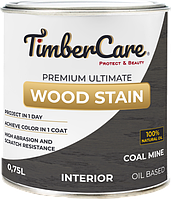 ТОНИРУЮЩЕЕ МАСЛО ВЫСОКОЙ ПРОЧНОСТИ TimberCare Wood Stain, цвет Угольная шахта, 0,75 л