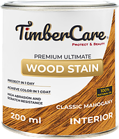 ТОНИРУЮЩЕЕ МАСЛО ВЫСОКОЙ ПРОЧНОСТИ TimberCare Wood Stain, цвет Классический махагон, 0,2 л
