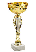 Кубок "Сияние" на мраморной подставке , высота 28 см, чаша 12 см арт. 227-280-120