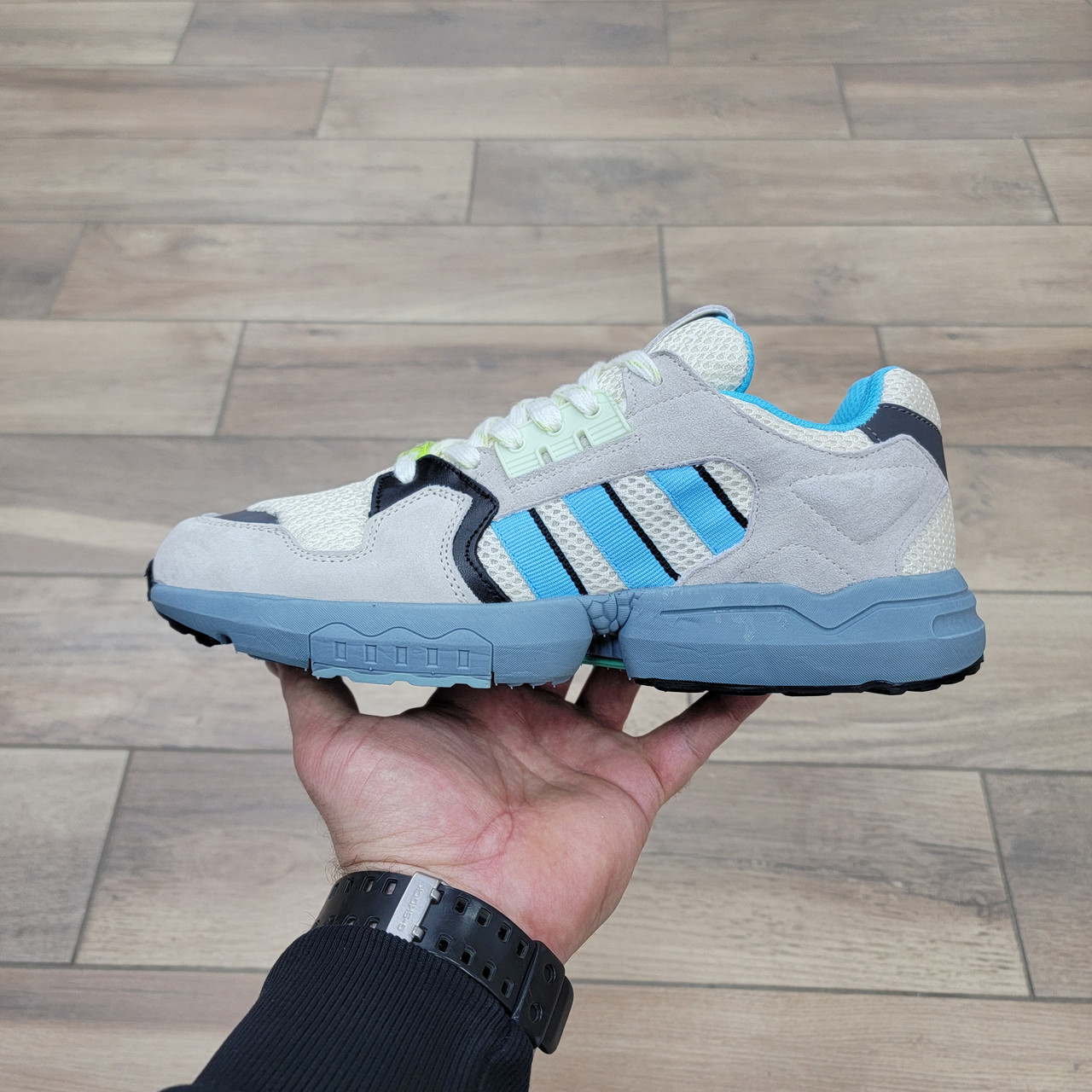 Кроссовки Adidas ZX Torsion Orbit Grey - фото 1 - id-p136617340