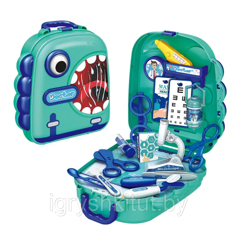 Детский игровой набор доктора в чемодане - фото 1 - id-p224652765
