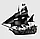 Детский конструктор A16016 Пиратский корабль Черная жемчужина Пираты Карибского моря 804д, фото 9